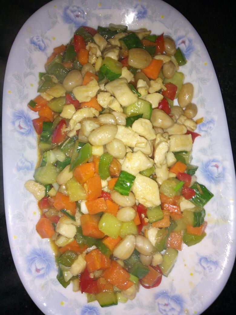 爆炒雞丁的做法