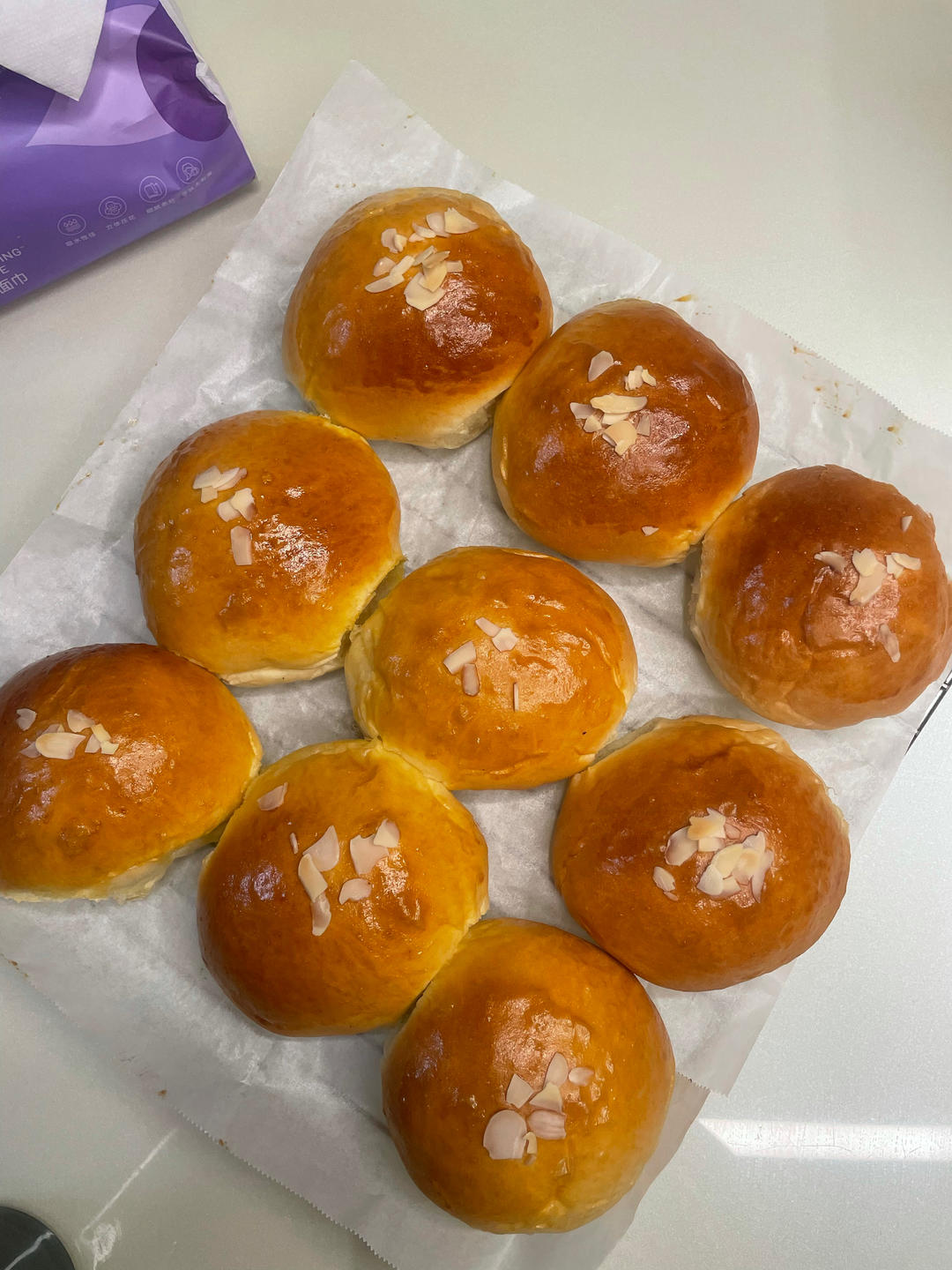 香葱肉松面包（烫种法）