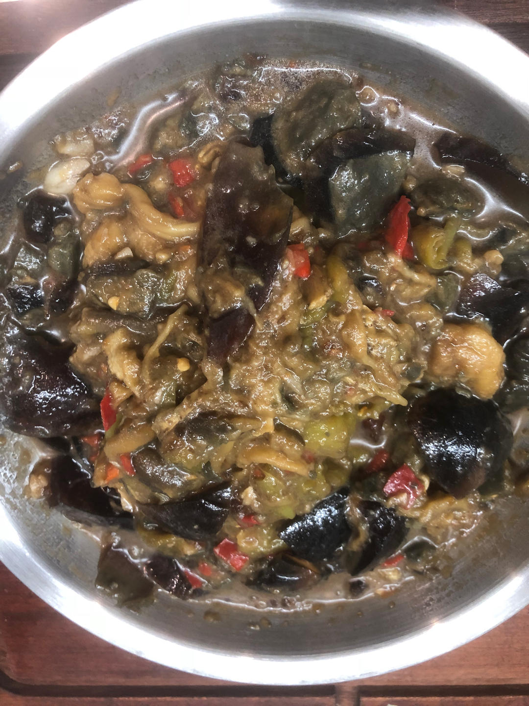 擂辣椒皮蛋茄子