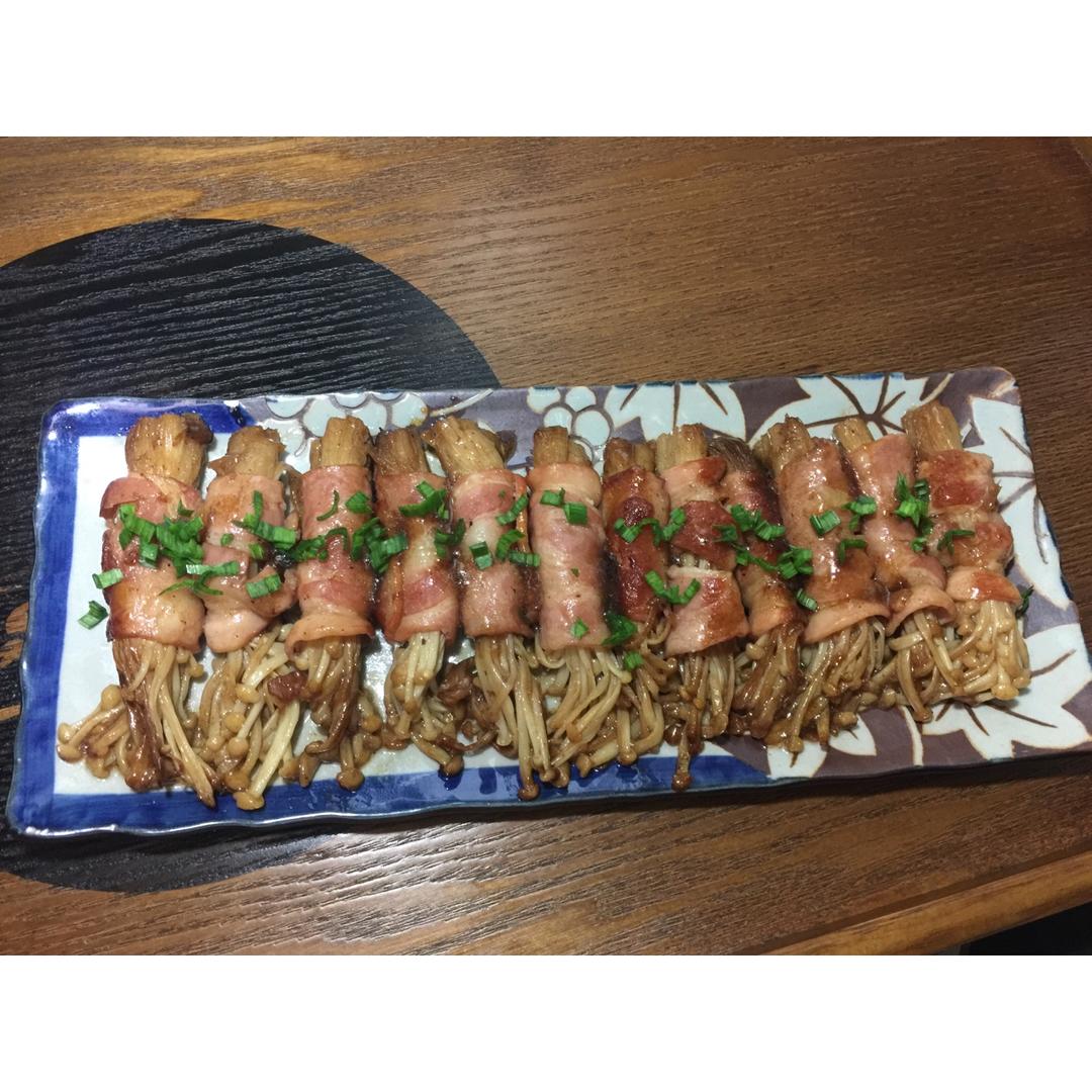 金针菇培根卷