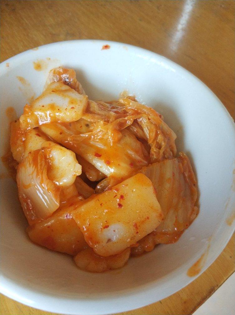 简易家庭版美味炒年糕