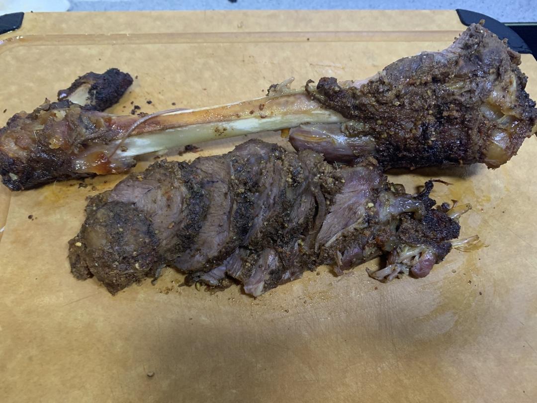烤羊腿