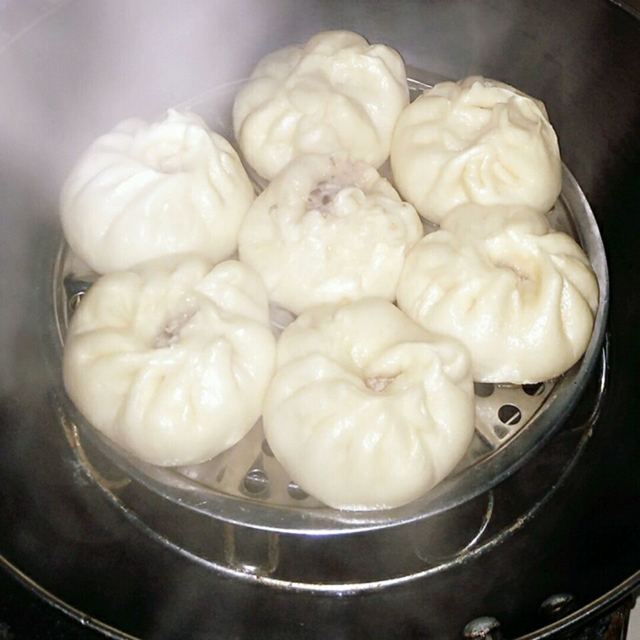 直接发酵法的白胖包子