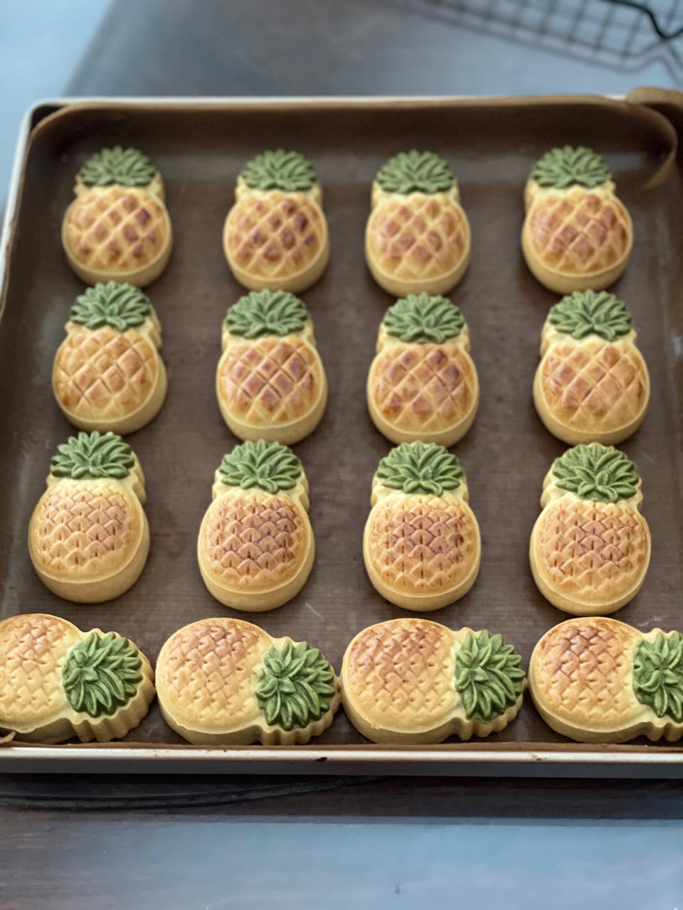 广式凤梨月饼（2020最火的款隔夜回油）