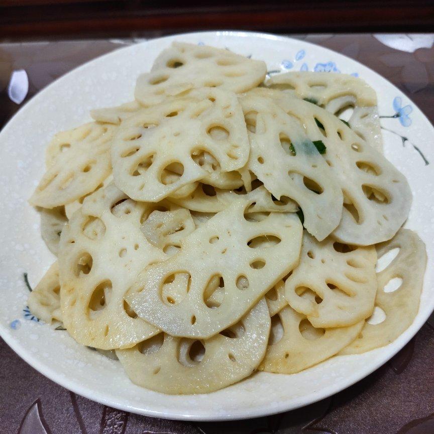清炒藕片