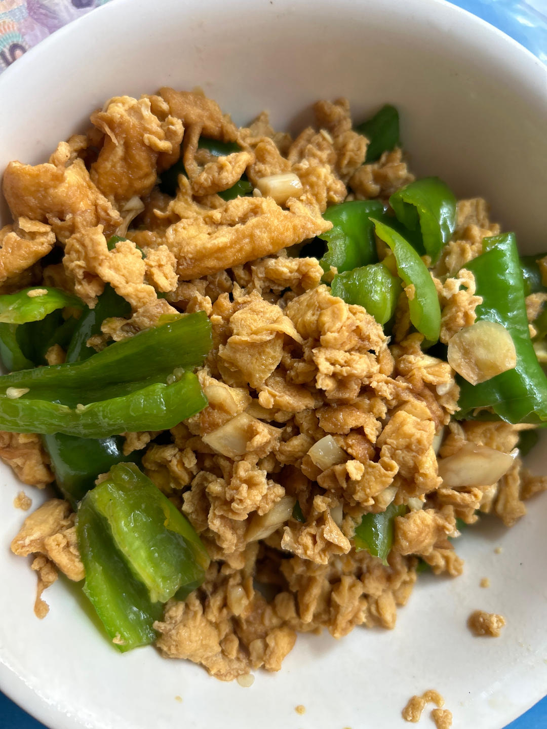 超级下饭的青椒炒鸡蛋