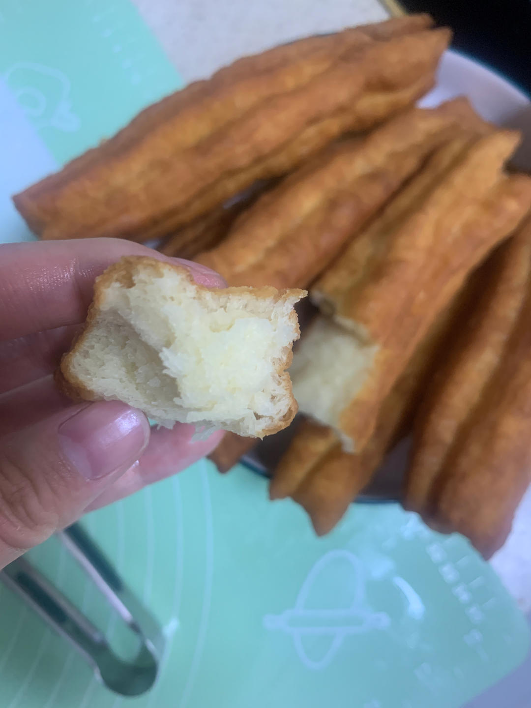 快手早餐～自制油条（酵母版，不含泡打粉、膨松剂）