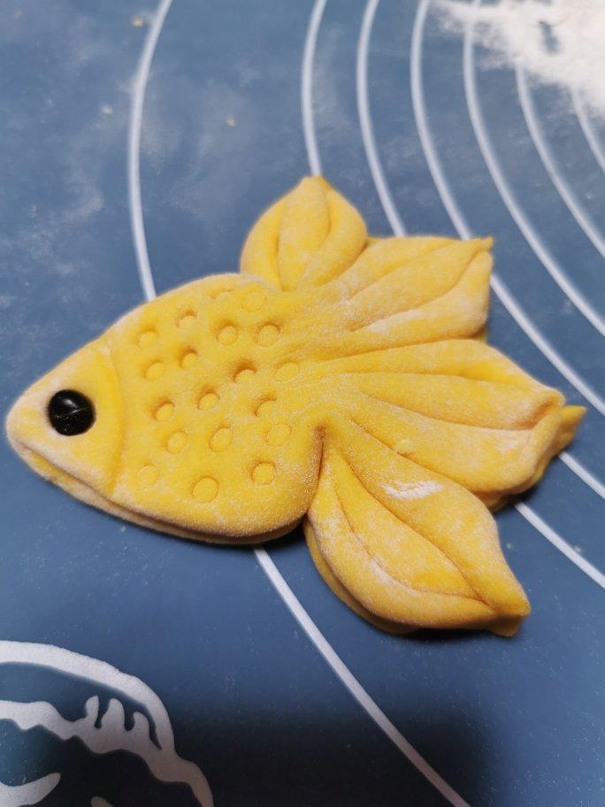 南瓜、紫薯花样馒头