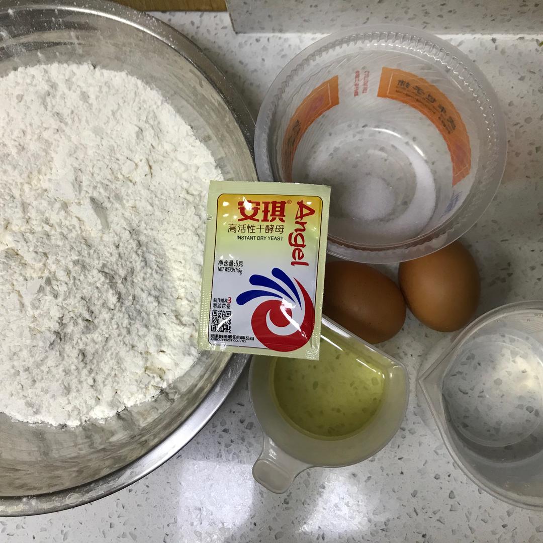 纯奶手撕吐司的做法 步骤1