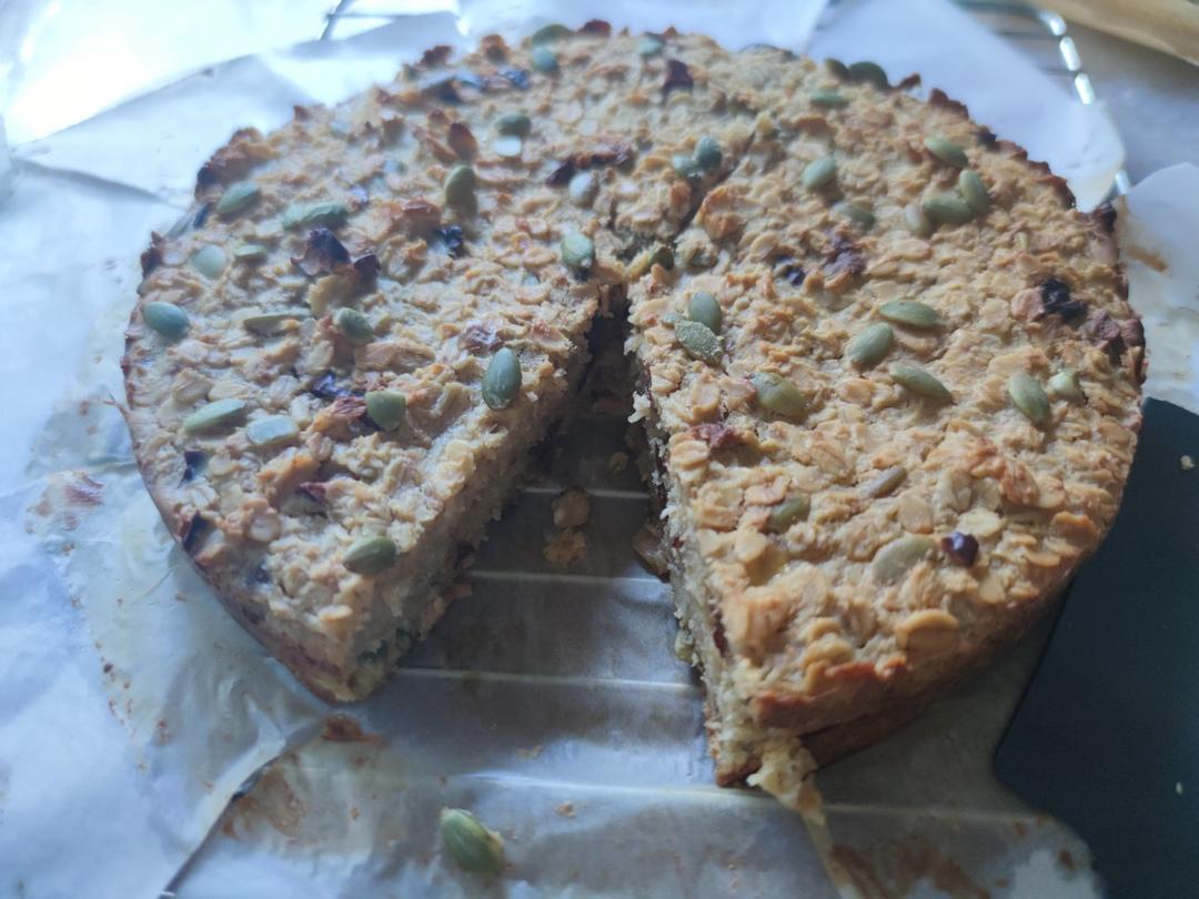 Cindy小厨#燕麦低卡无糖蛋糕🍰#健身人士的cheat ckae