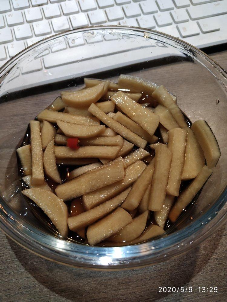 三步爽口酸酸辣辣腌萝卜片小咸菜