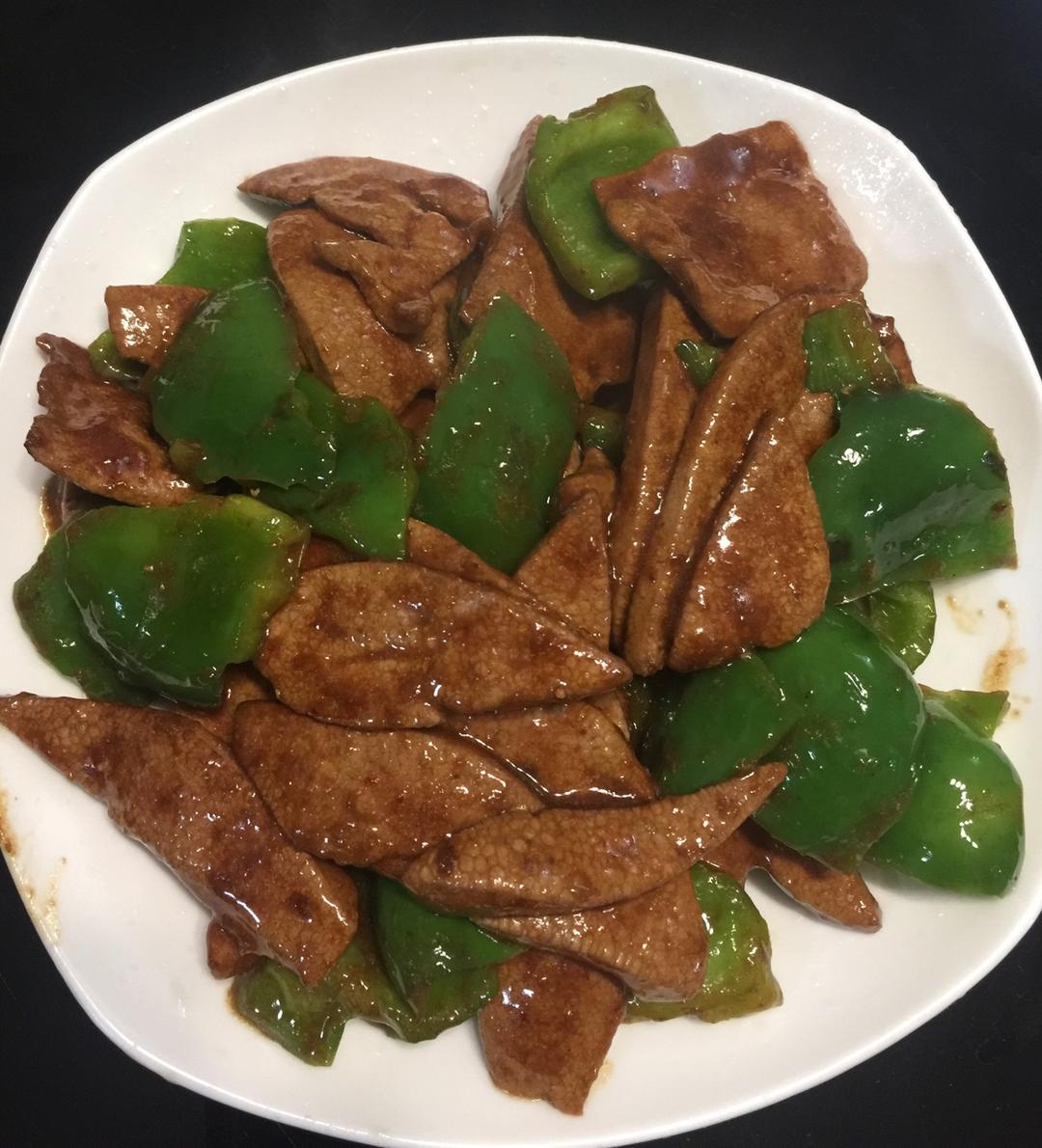 酱爆猪肝的做法