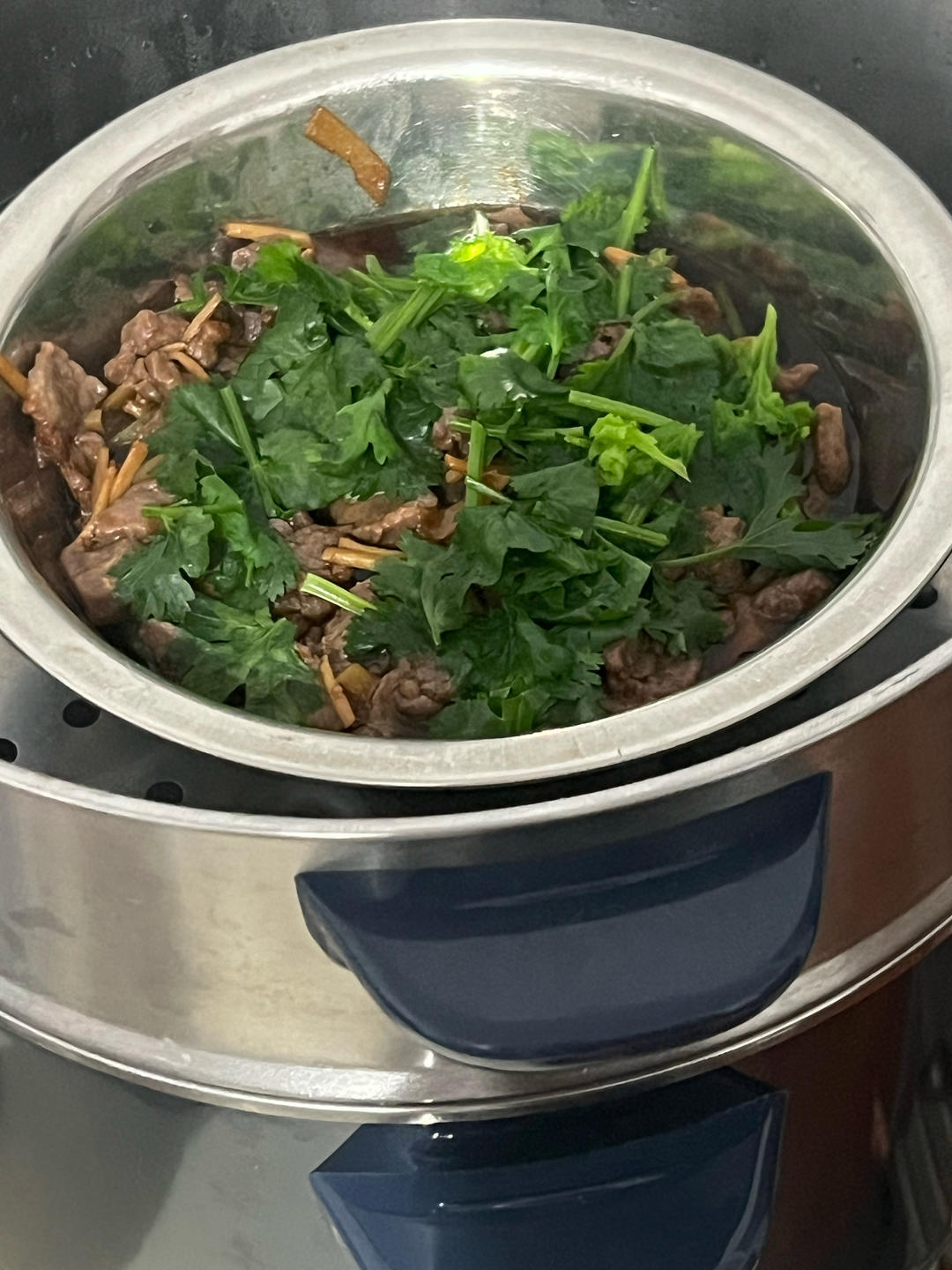丝瓜蒸牛肉