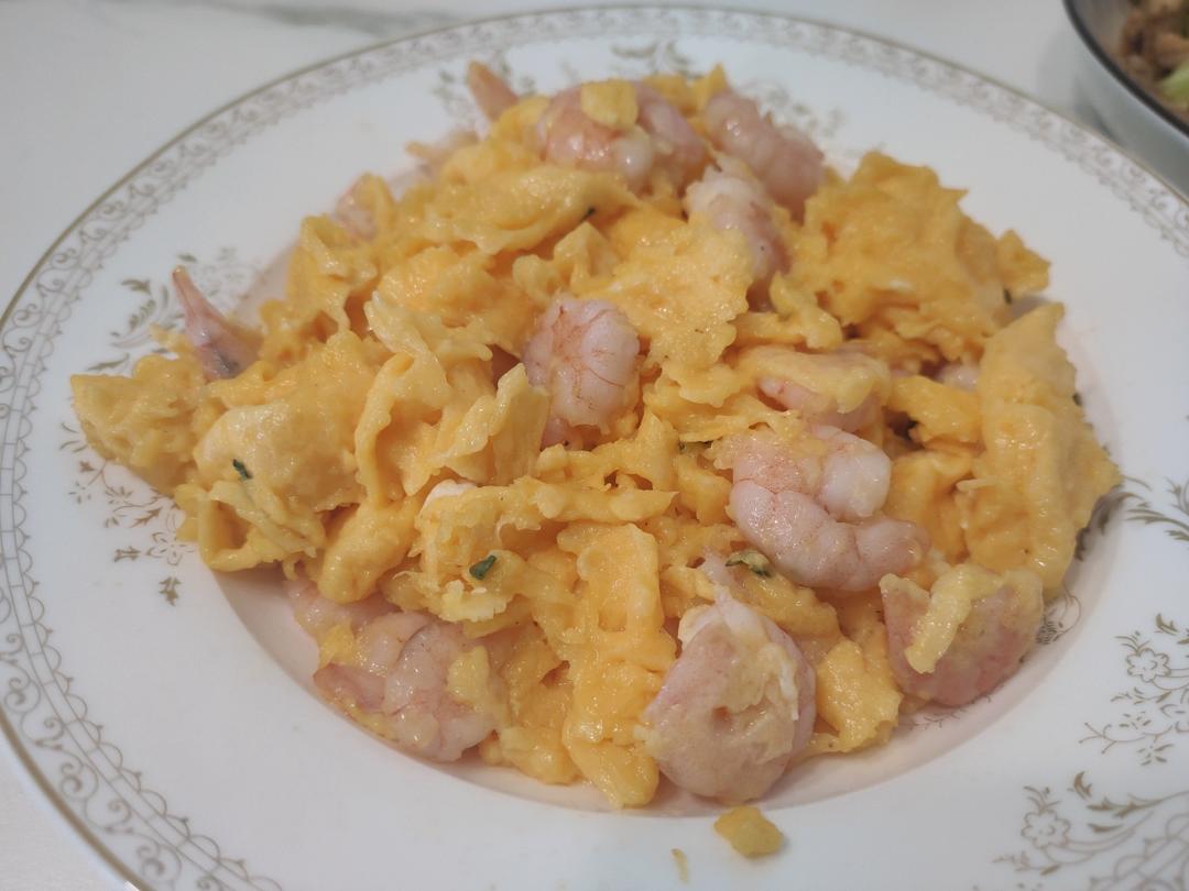 【虾仁滑蛋】超嫩滑，复刻茶餐厅经典