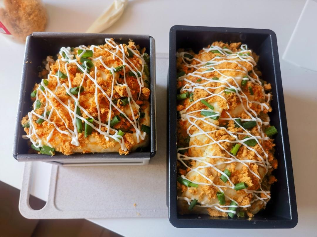 咸香松软～保姆级教程‼️葱香肉松手撕吐司