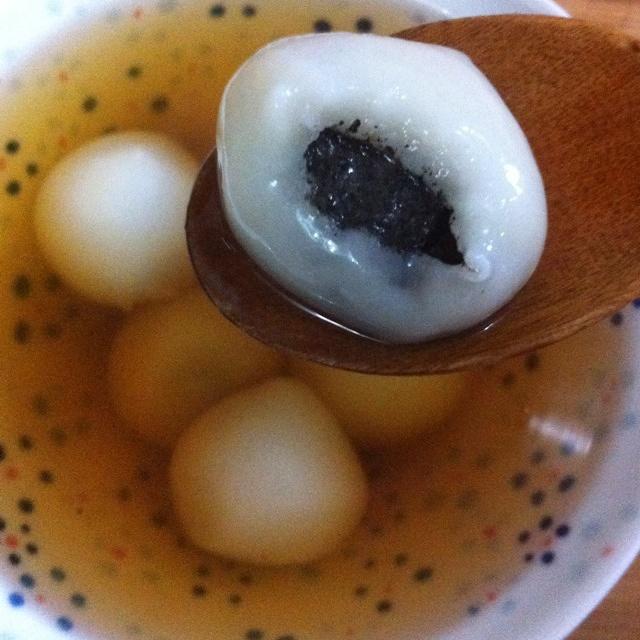 乌龙茶汤圆的做法