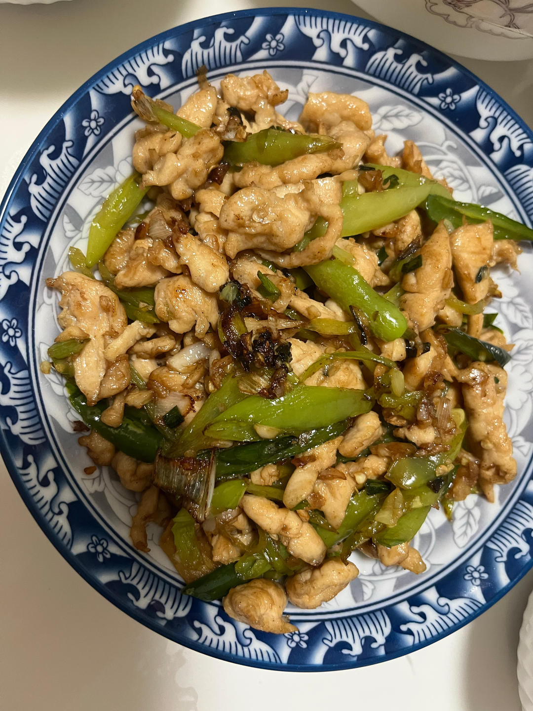 巨好吃的青椒炒鸡胸肉丝，超下饭
