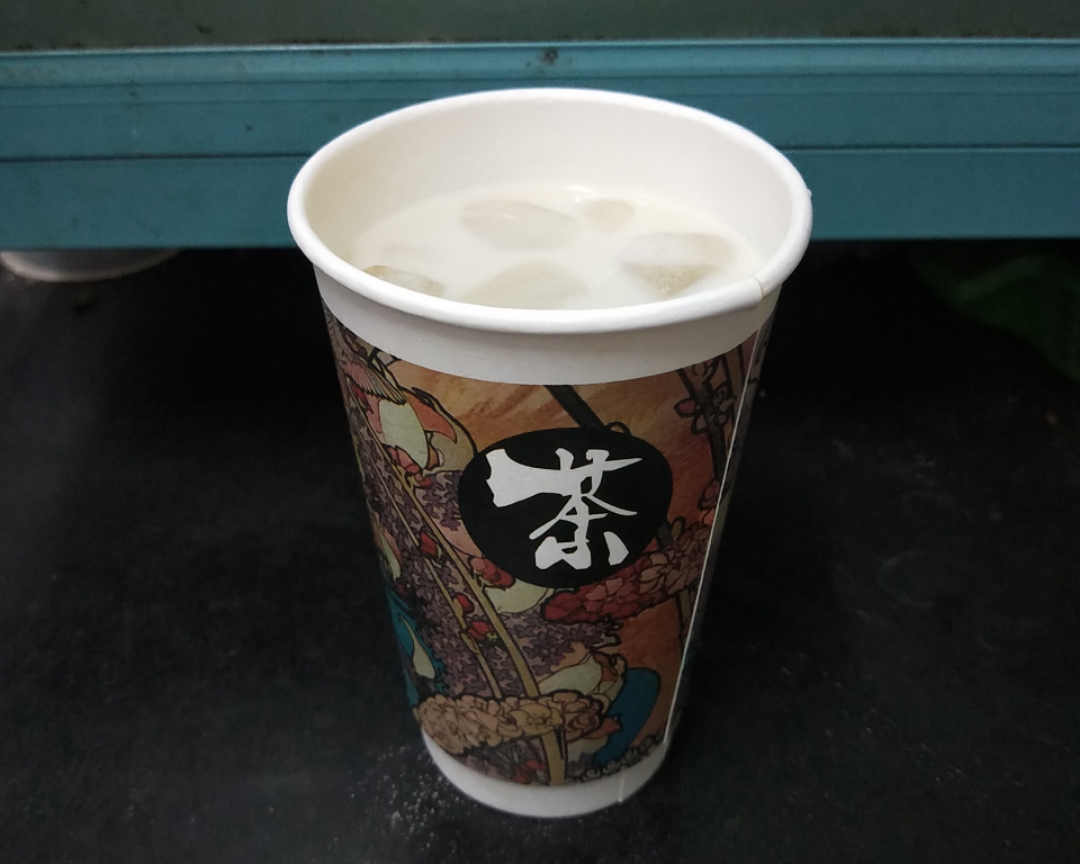 白玉厚制浆撞茶(半仙豆夫同款白玉丸子豆乳奶盖茶)的做法 步骤6