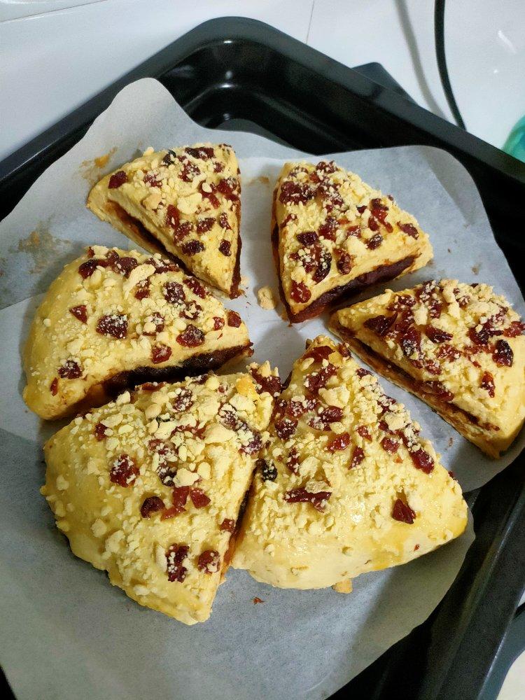 红豆蔓越莓司康（松饼）