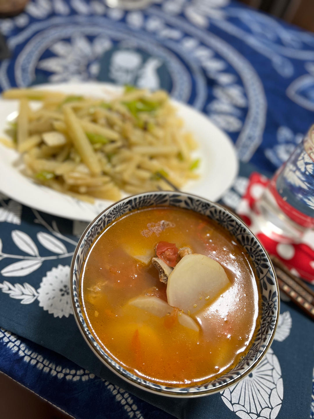 番茄土豆排骨汤