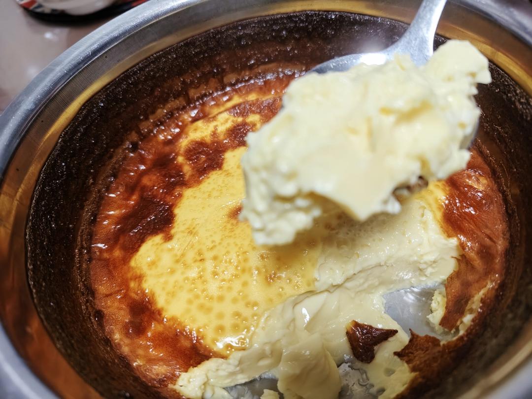 鸡蛋牛奶糖做的简易版布丁 空气炸锅烤箱都可以做超简单