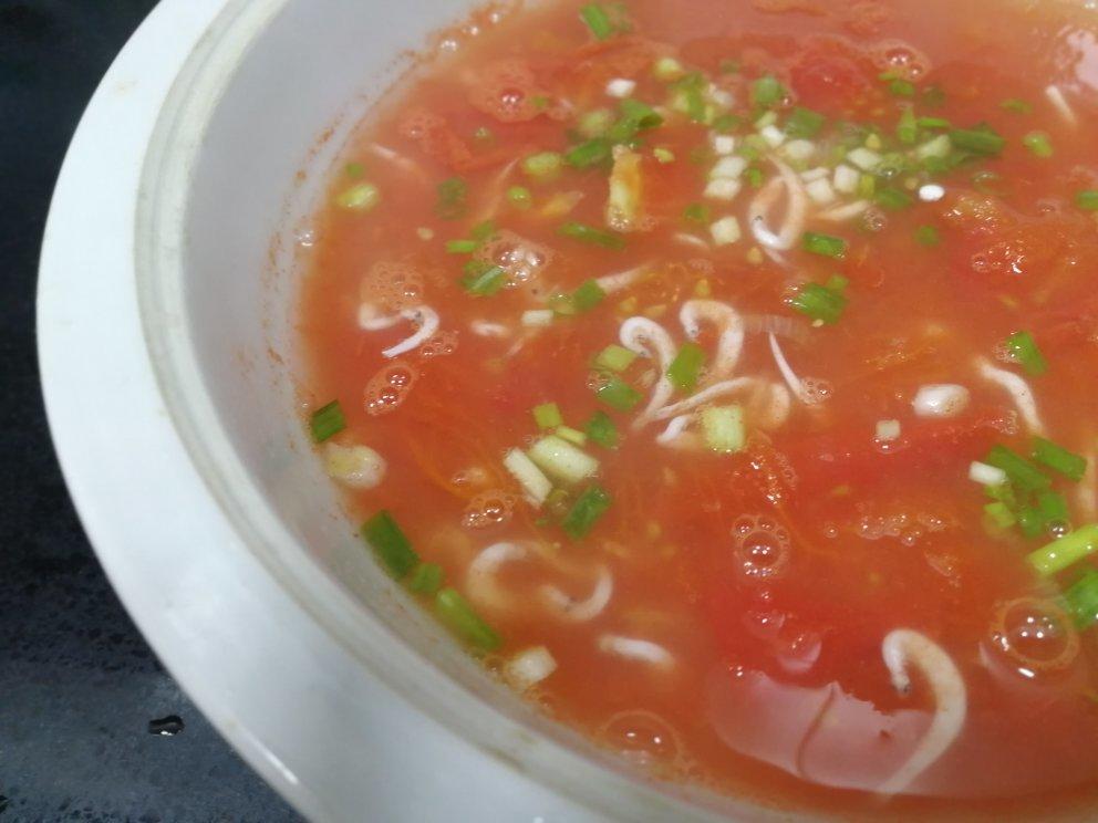蕃茄银鱼羹