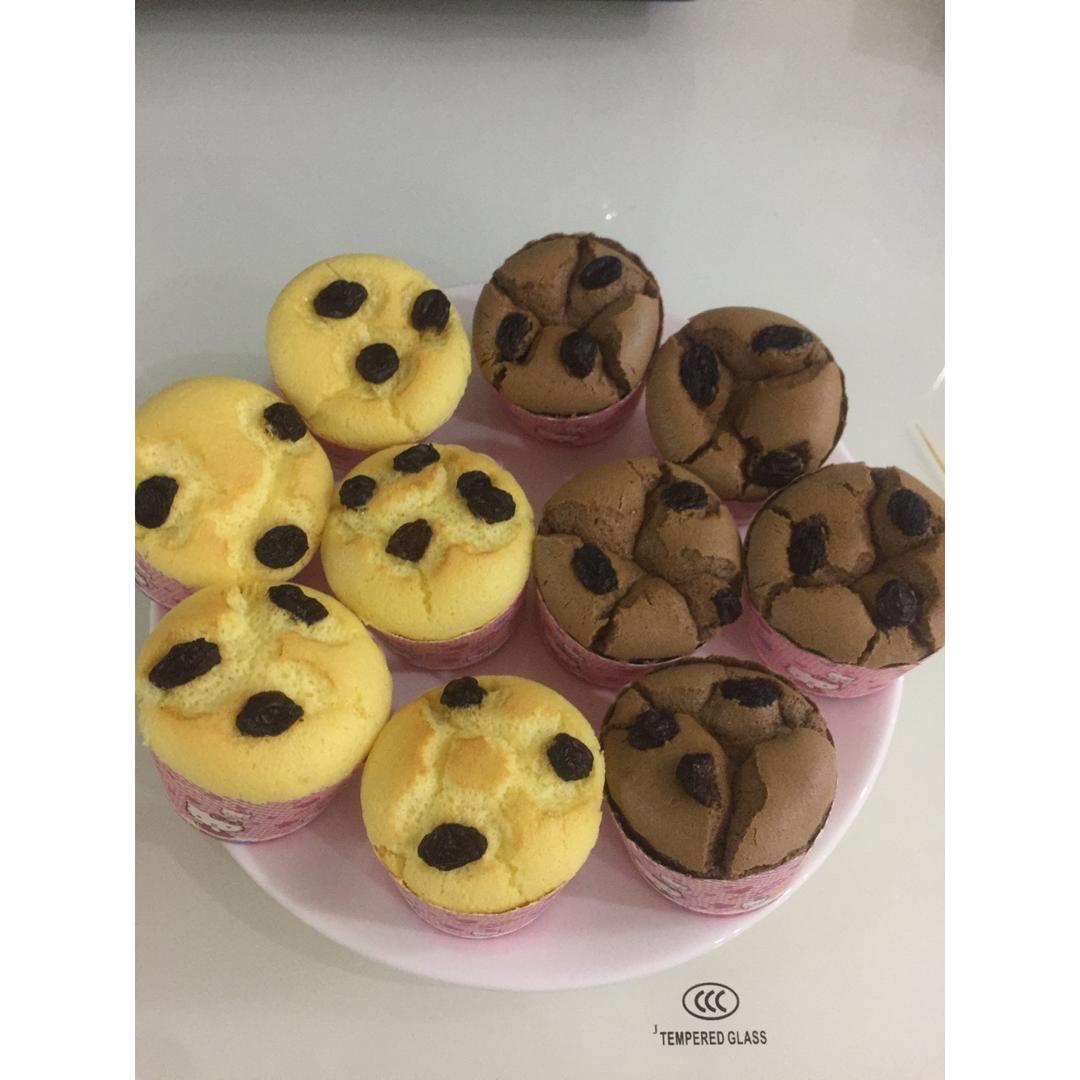 香橙可可杯子蛋糕（特别适合韩式裱花）