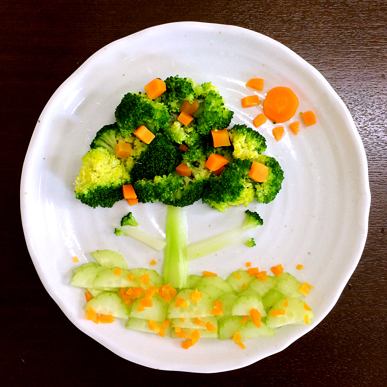 兔子杨戬做的大树西兰花