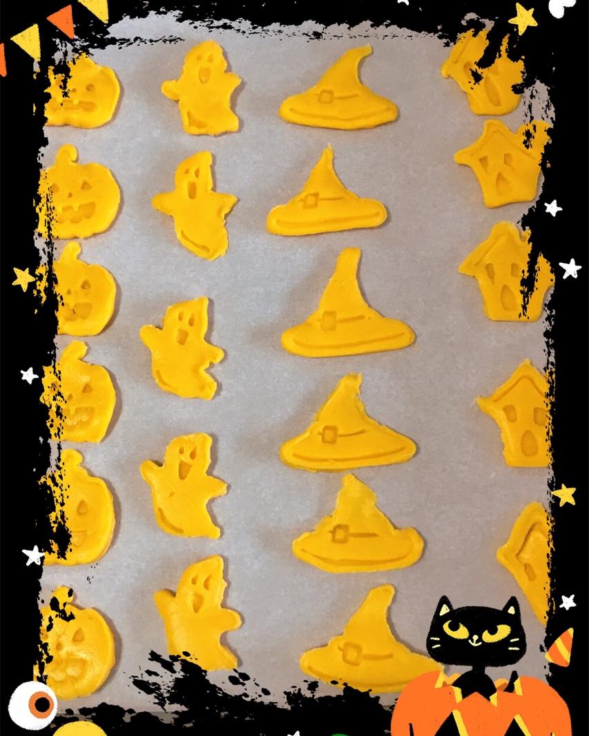 万圣节美食，南瓜饼干