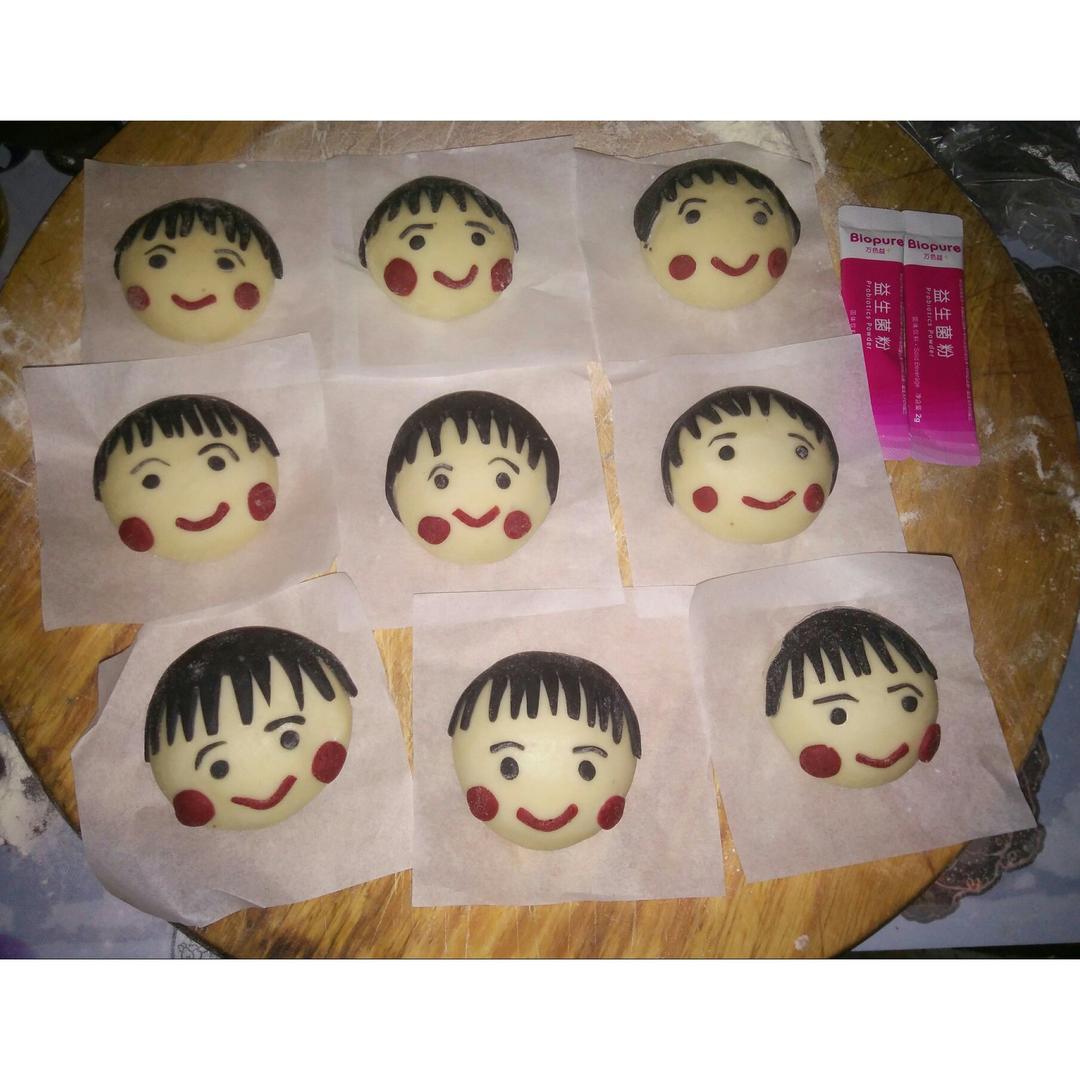 娃娃豆沙包（小丸子馒头）