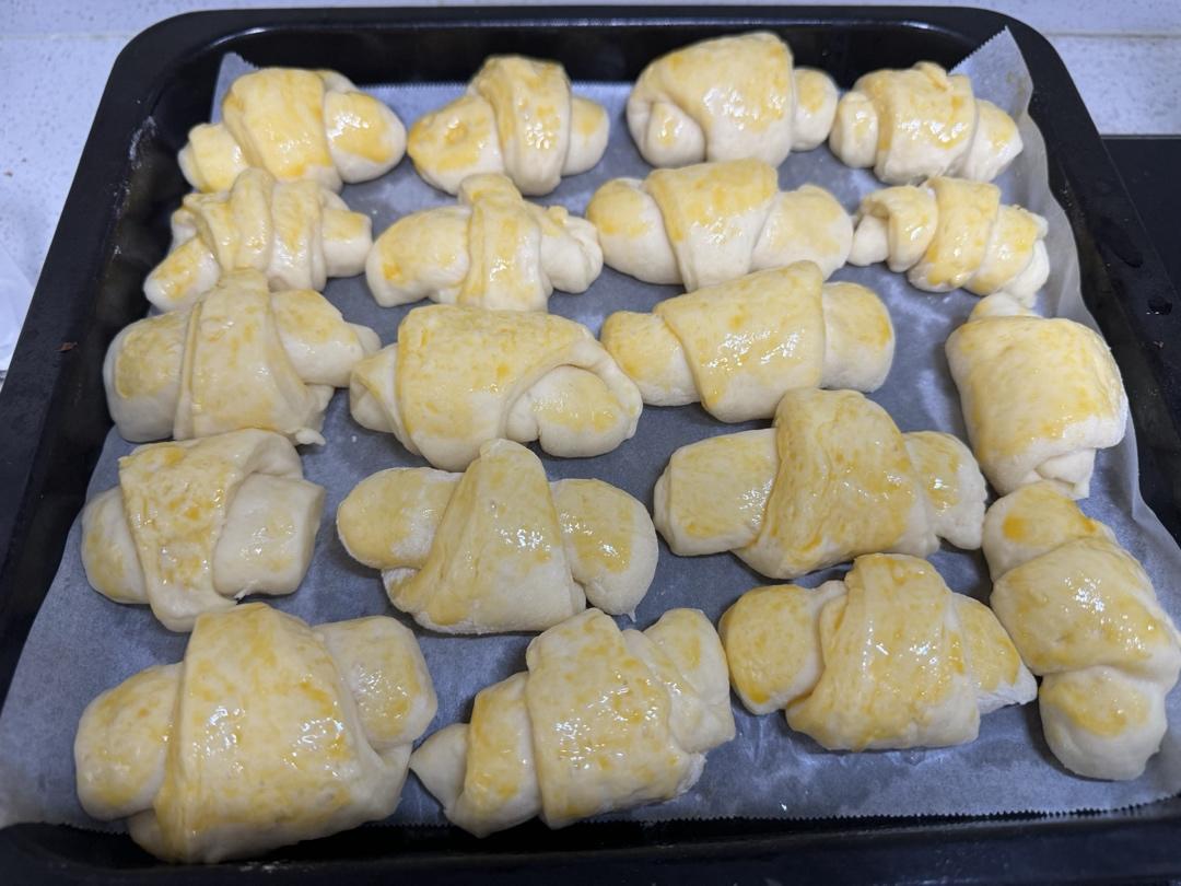 可颂🥐丹麦牛角包 懒人做法 一次成功