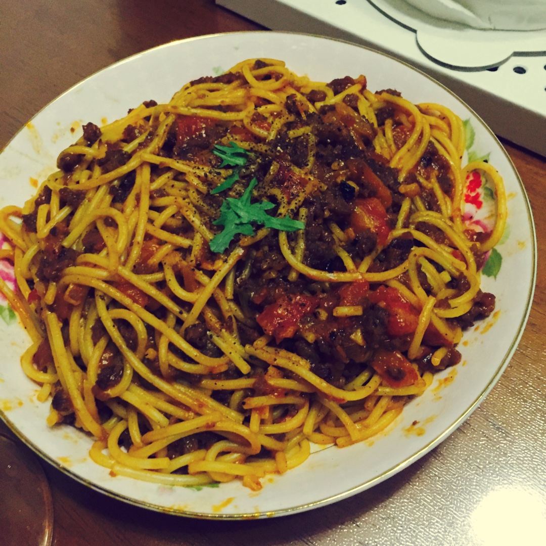 番茄肉酱意面