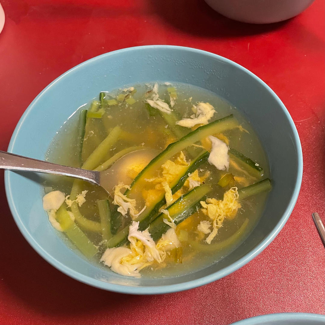 黄瓜鸡蛋汤