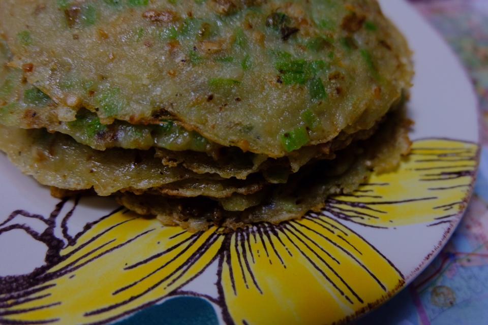 为斗米折腰的小市民做的秋瓜烙