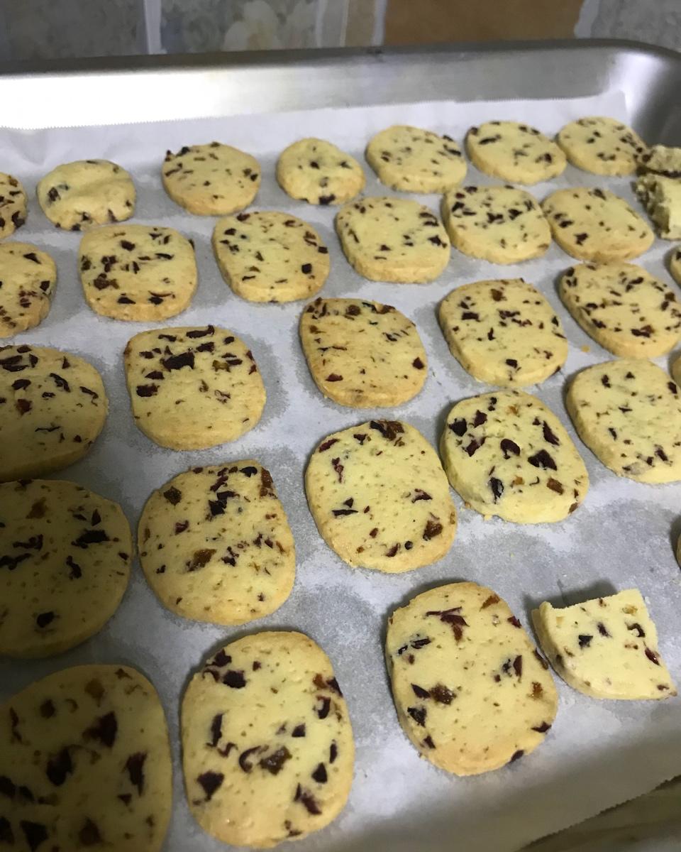 低糖少油版蔓越莓饼干