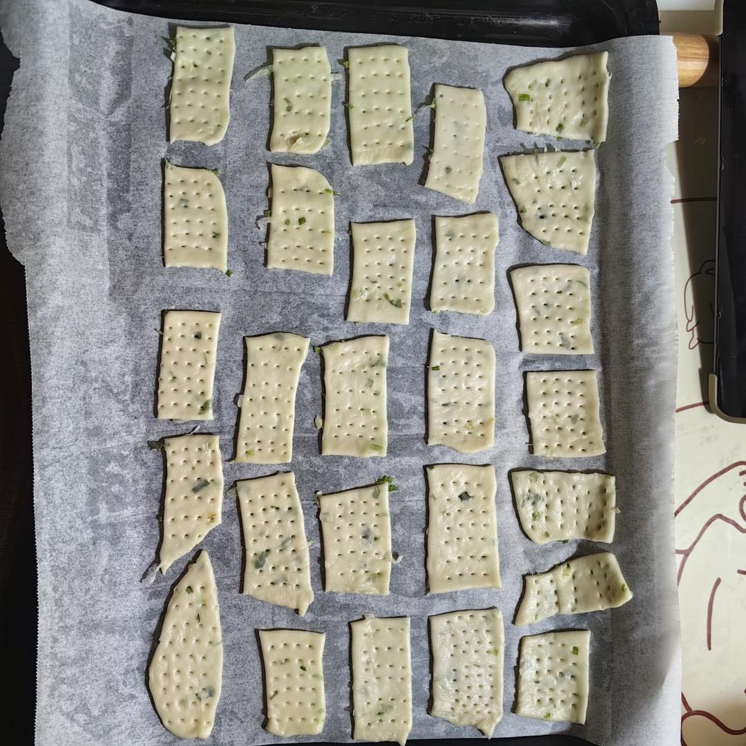 无糖葱香梳打饼干