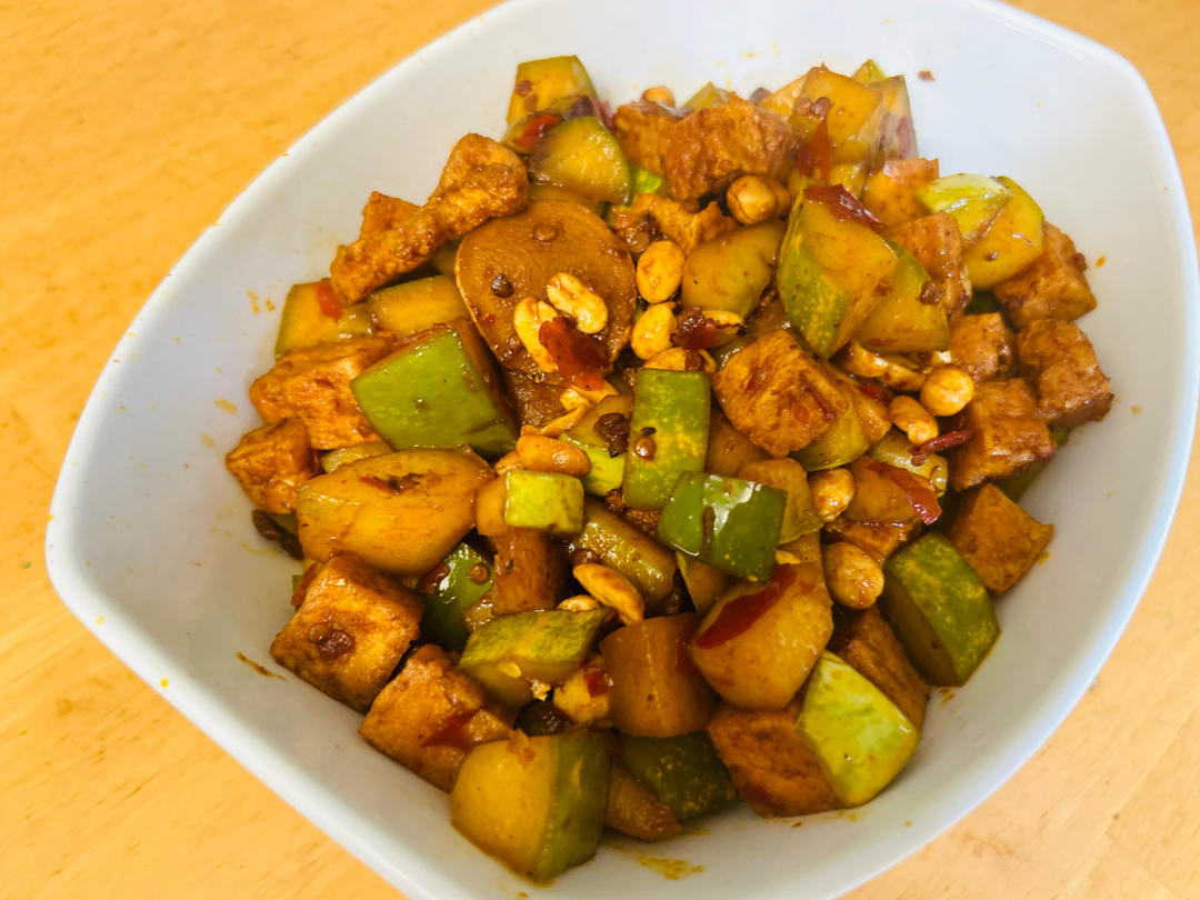 豆瓣酱宫爆豆腐