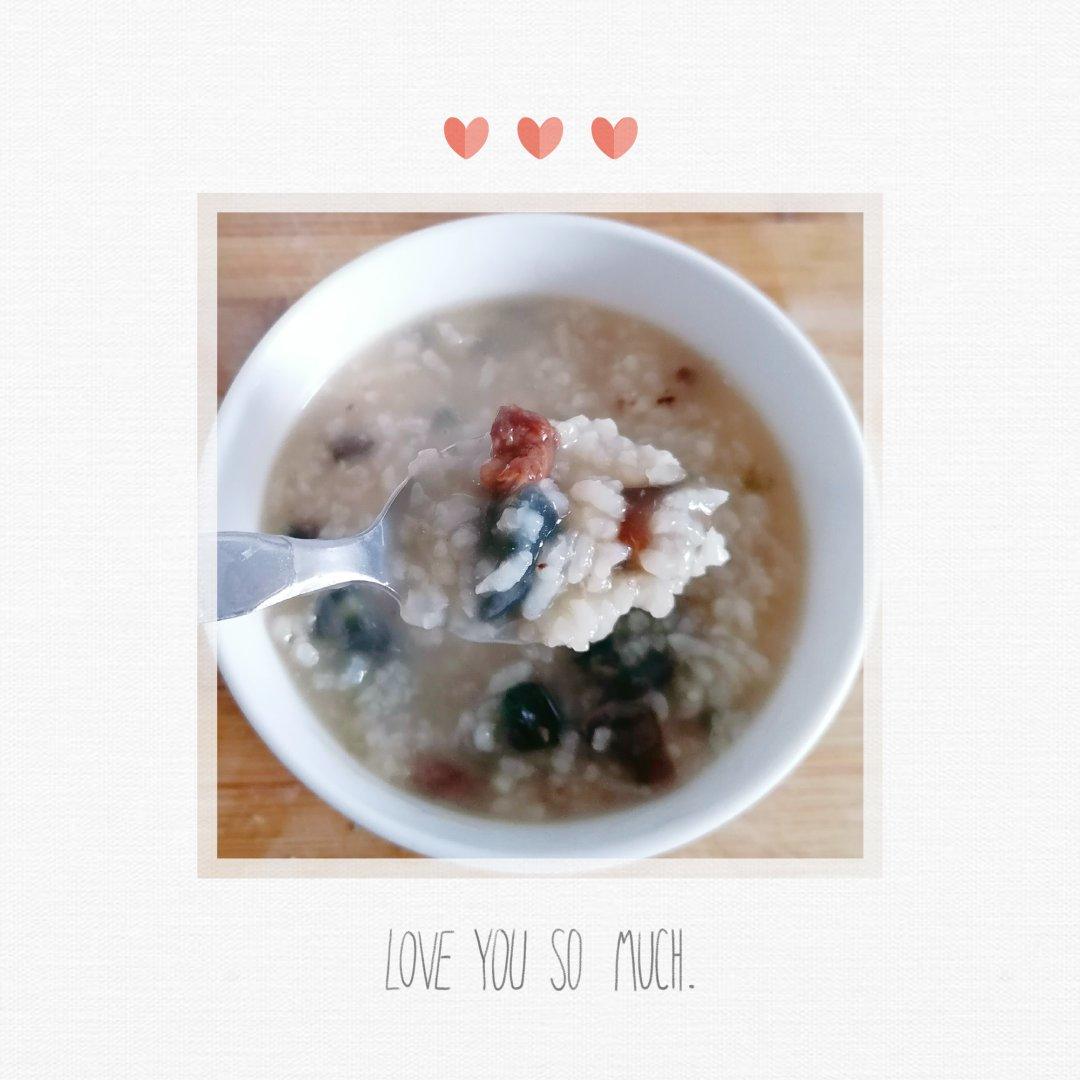 妈妈👩教我做的皮蛋瘦肉粥🥣简单快捷美味😋