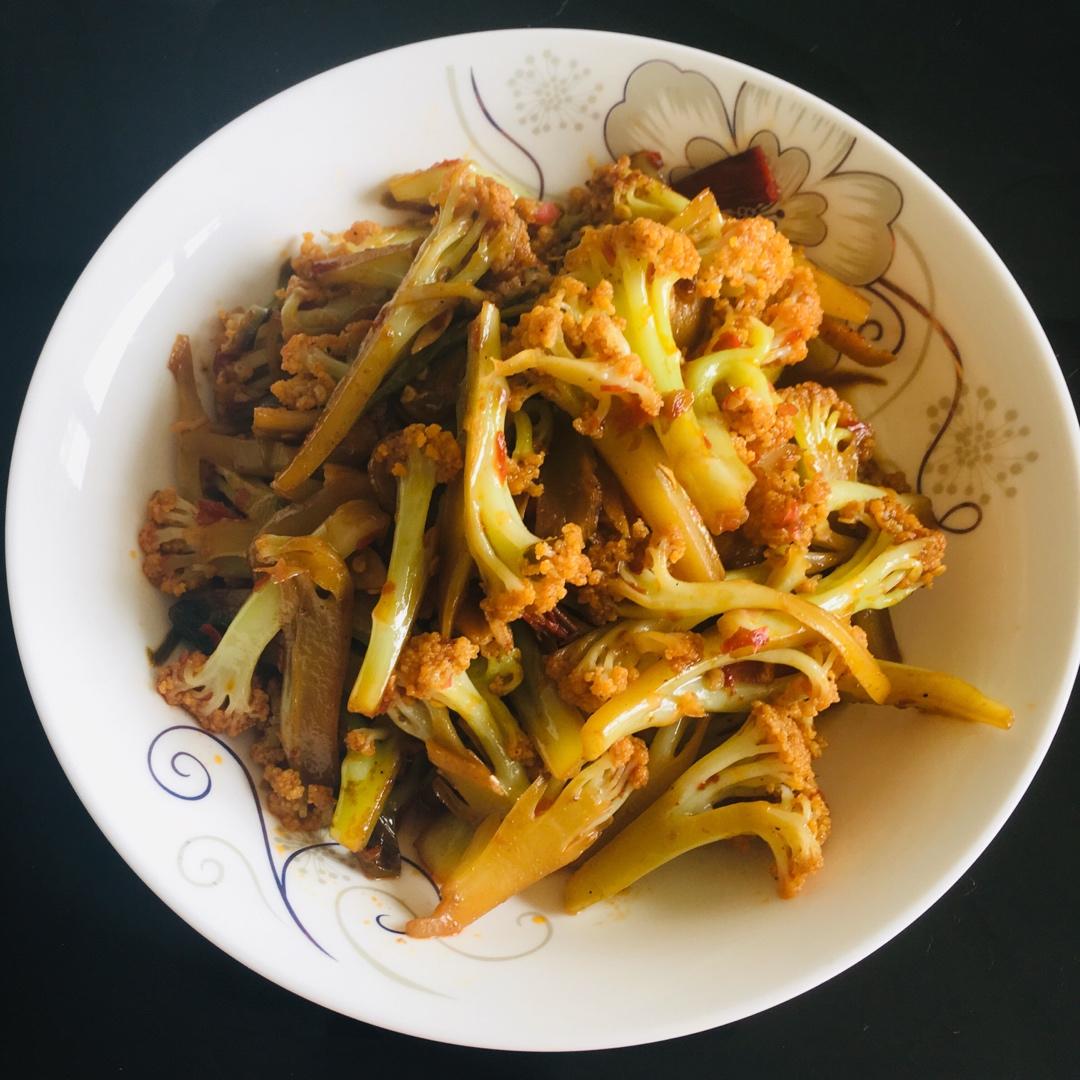 干锅有机菜花