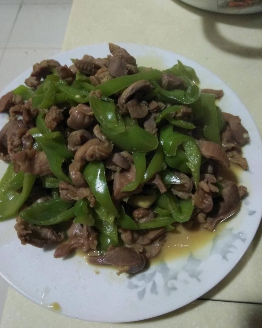 鸡胗炒青椒