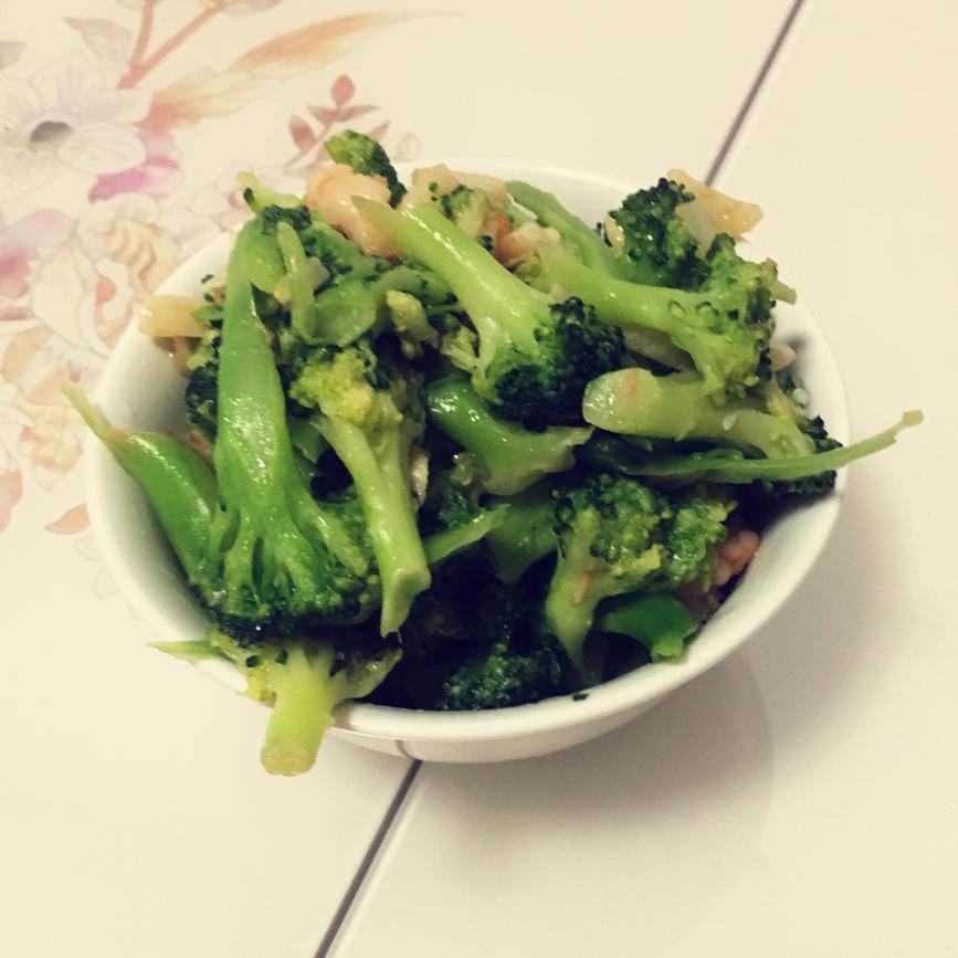 西兰花炒虾仁