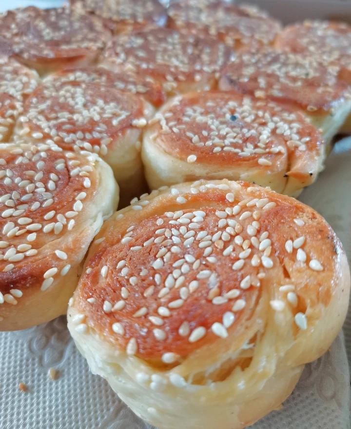 奶油蜂蜜小面包