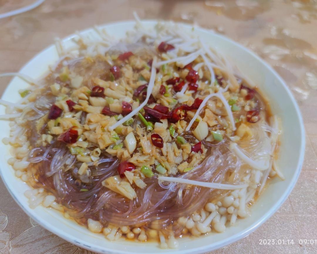 蒜蓉粉丝金针菇