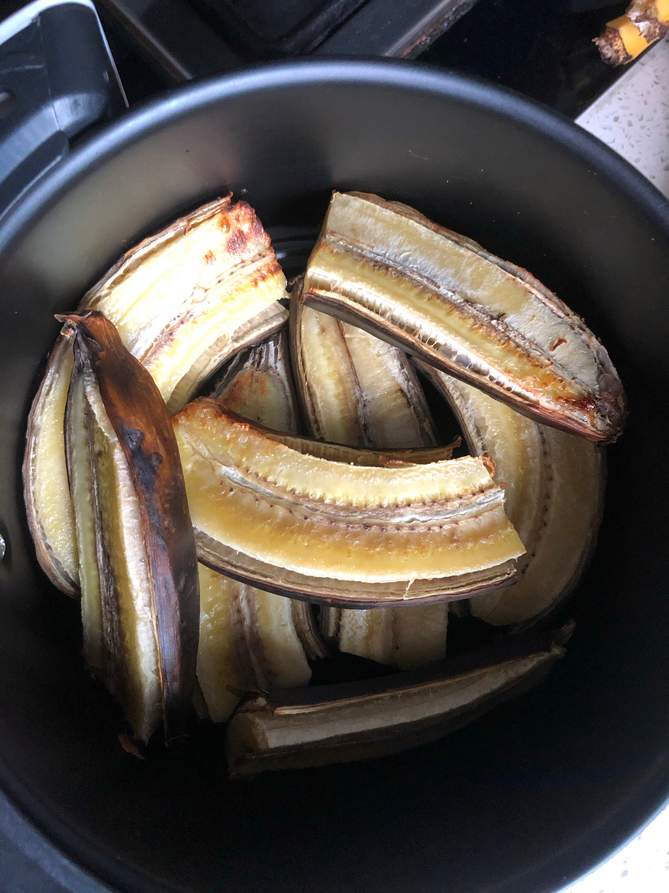 10分钟自制小甜品烤香蕉（空气炸锅版）