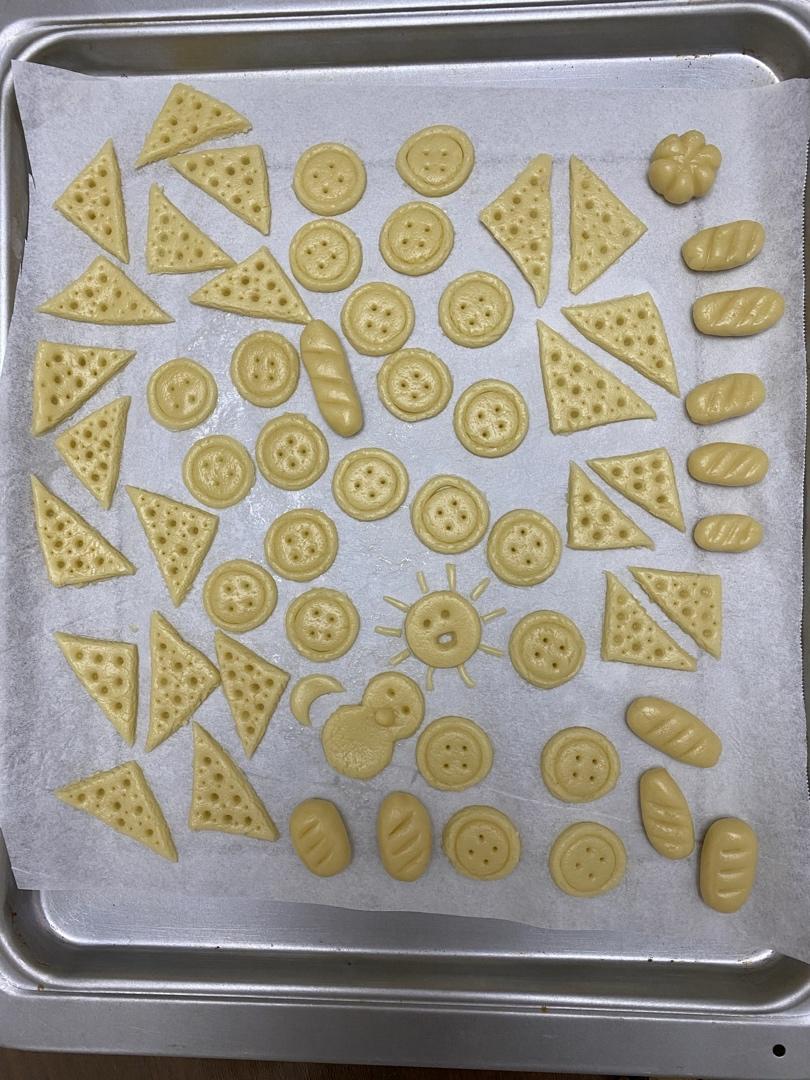 没有模具也能做的卡通饼干