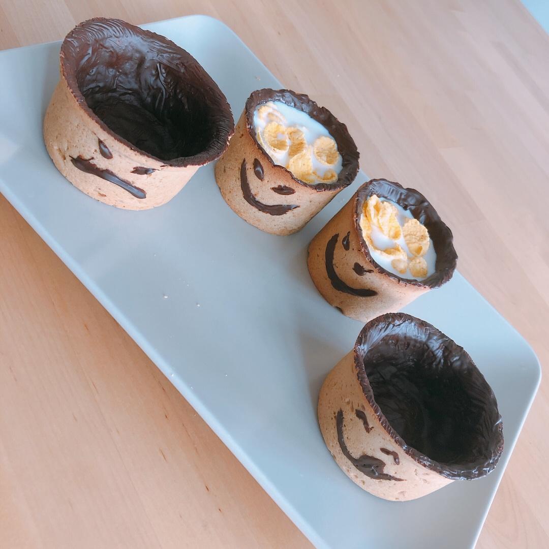 可以吃的杯子--曲奇牛奶杯！