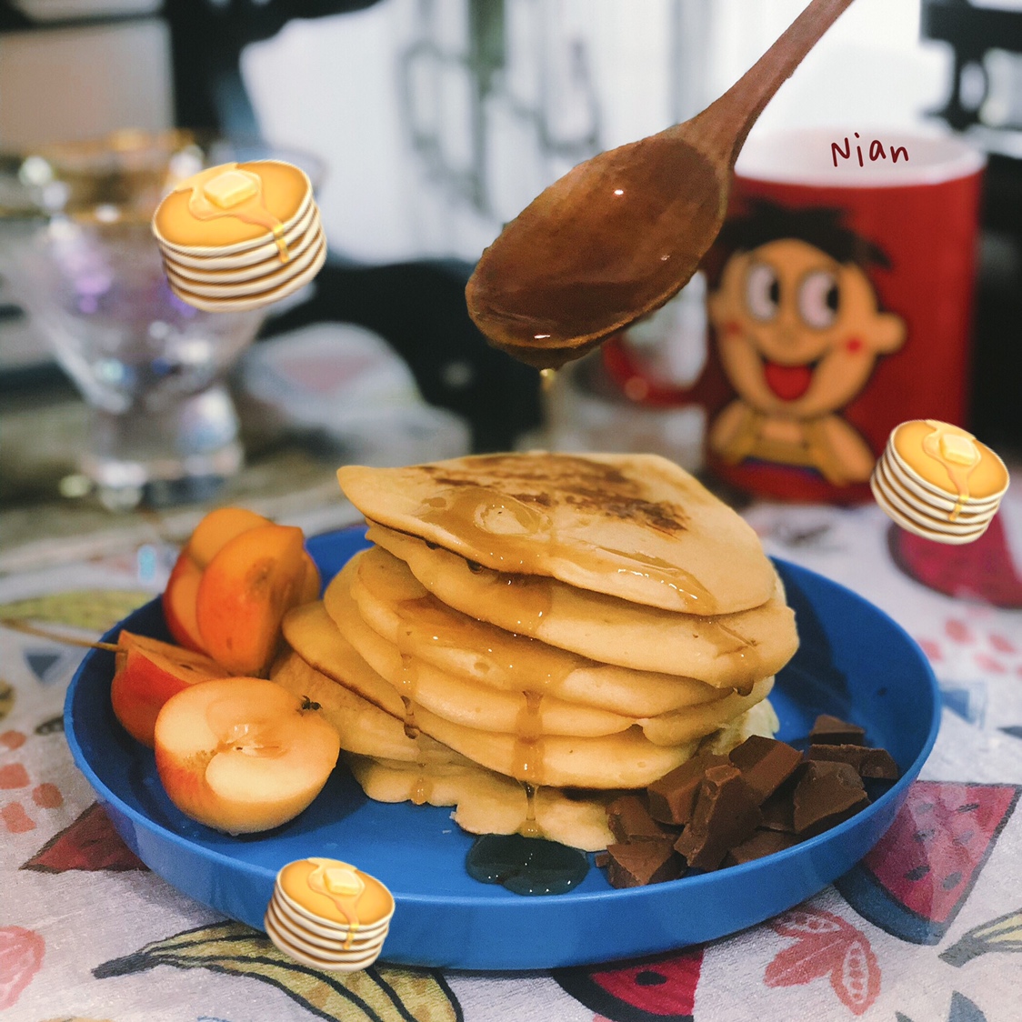 基础松饼Pancakes（高筋面粉版）