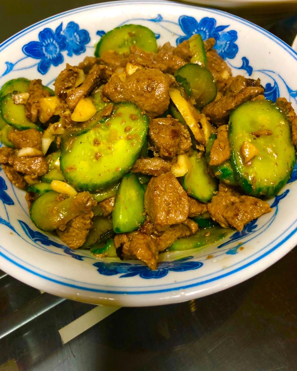 辣椒黄瓜溜猪肝