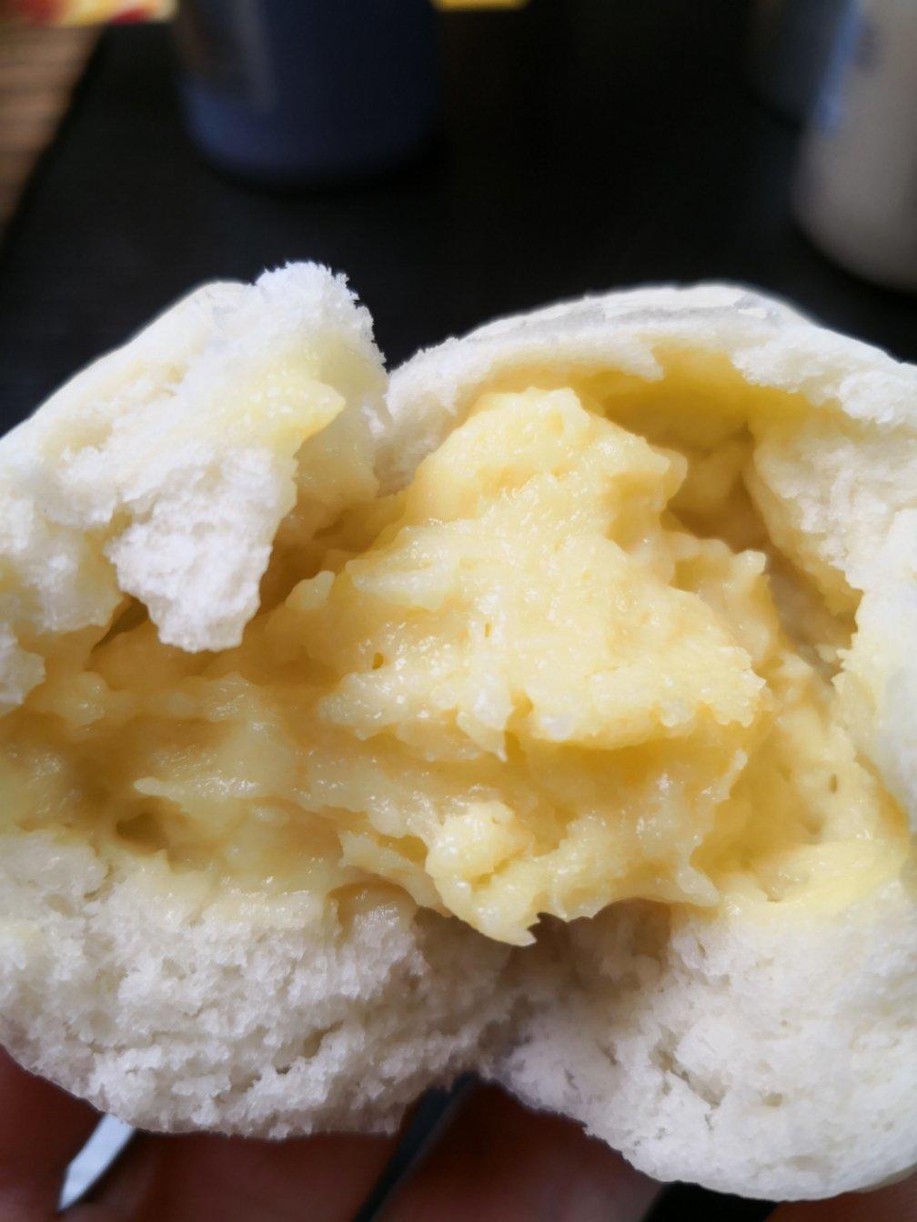 自制无油奶黄包