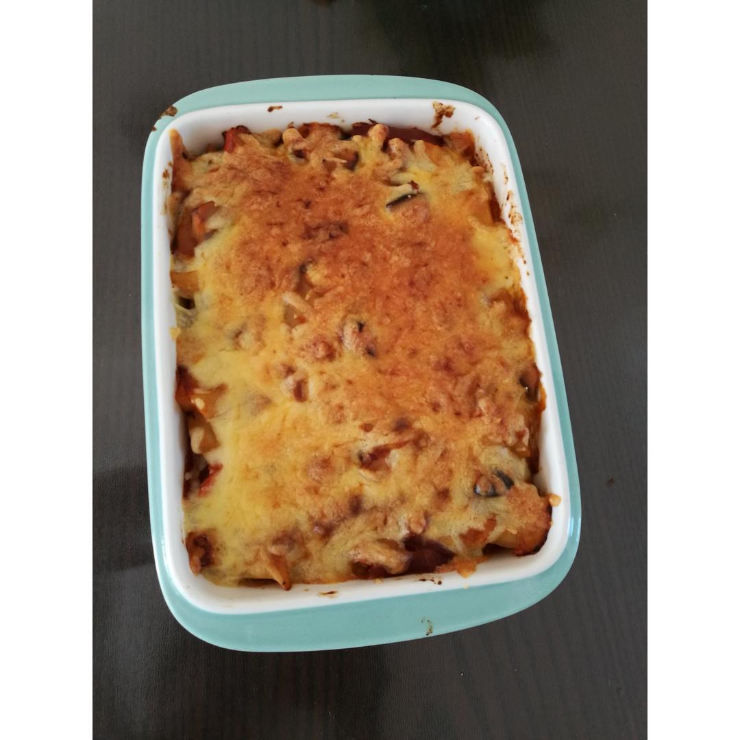 番茄鸡肉浓情焗饭【两人份】